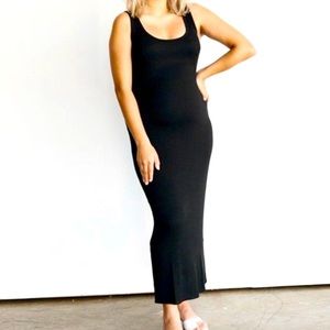 Storq Ribbed Tank Dress - can be maternity